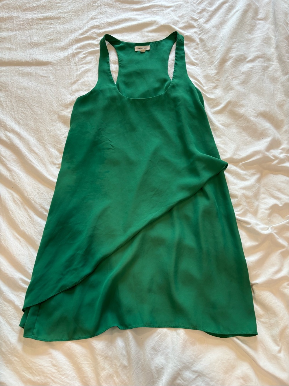 silence + noise Emerald Green Midi Dress